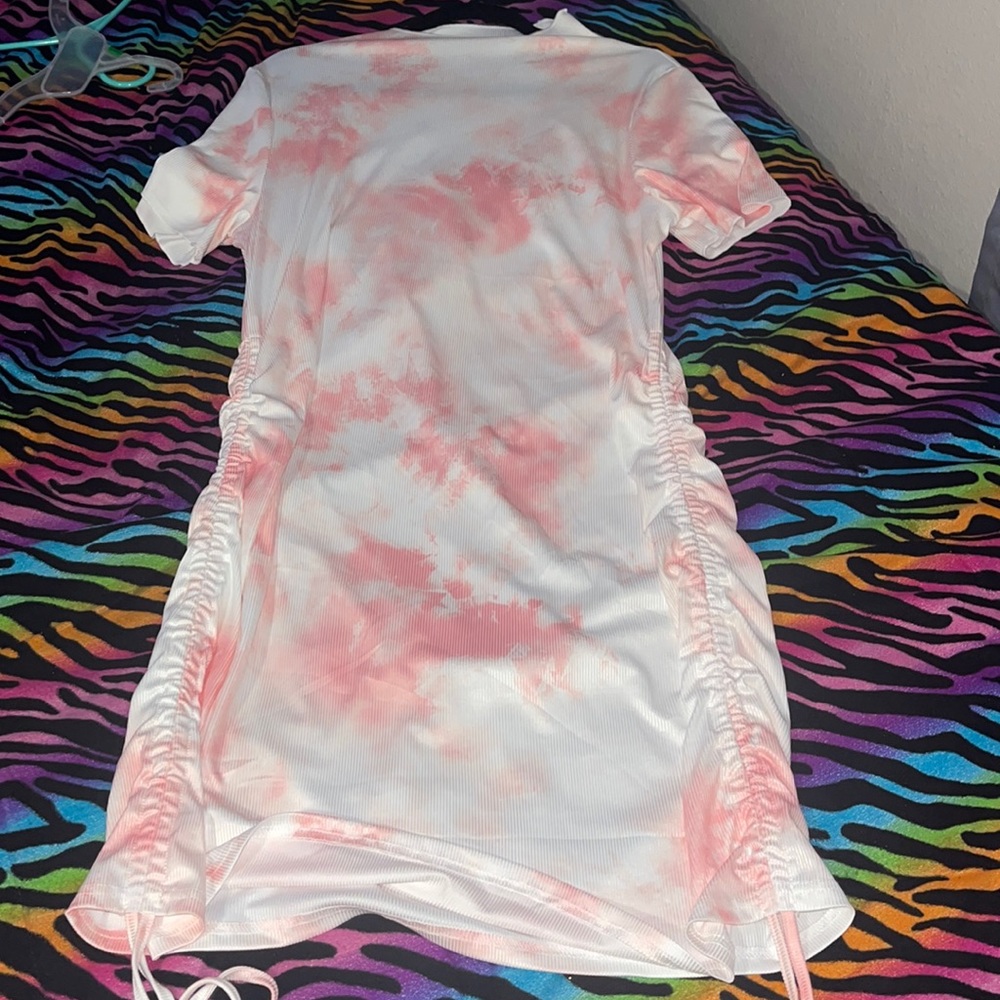 Pink and white SHEIN dress